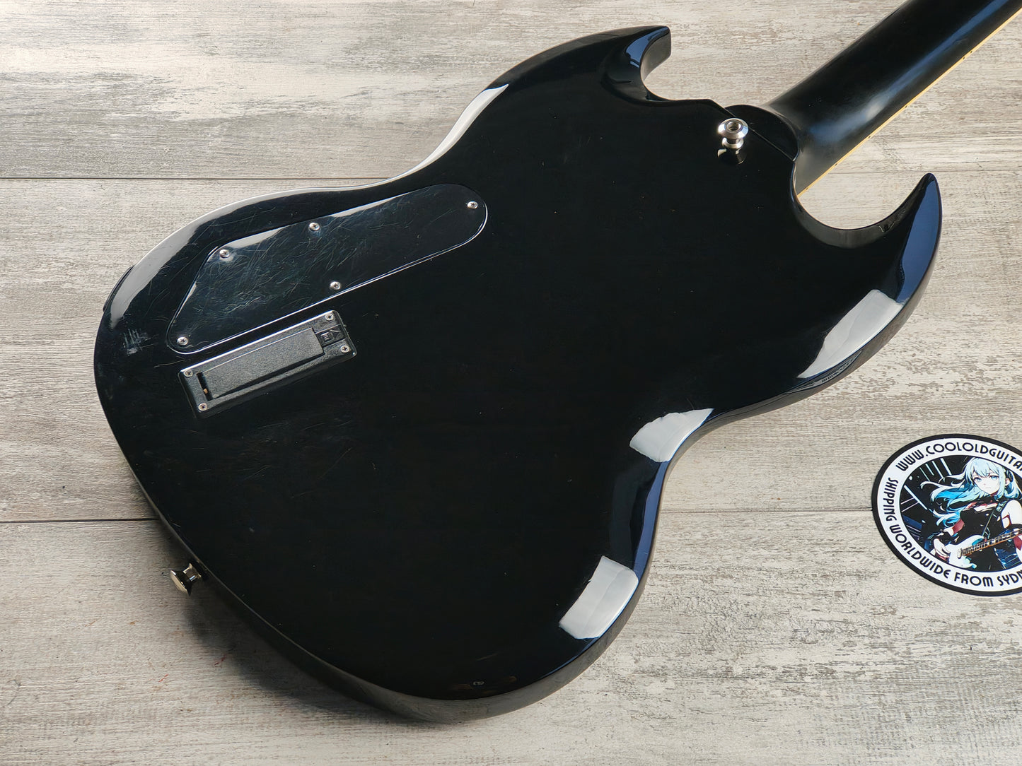 2008 Epiphone SG Custom Prophecy EX Double Cutaway (Midnight Ebony)