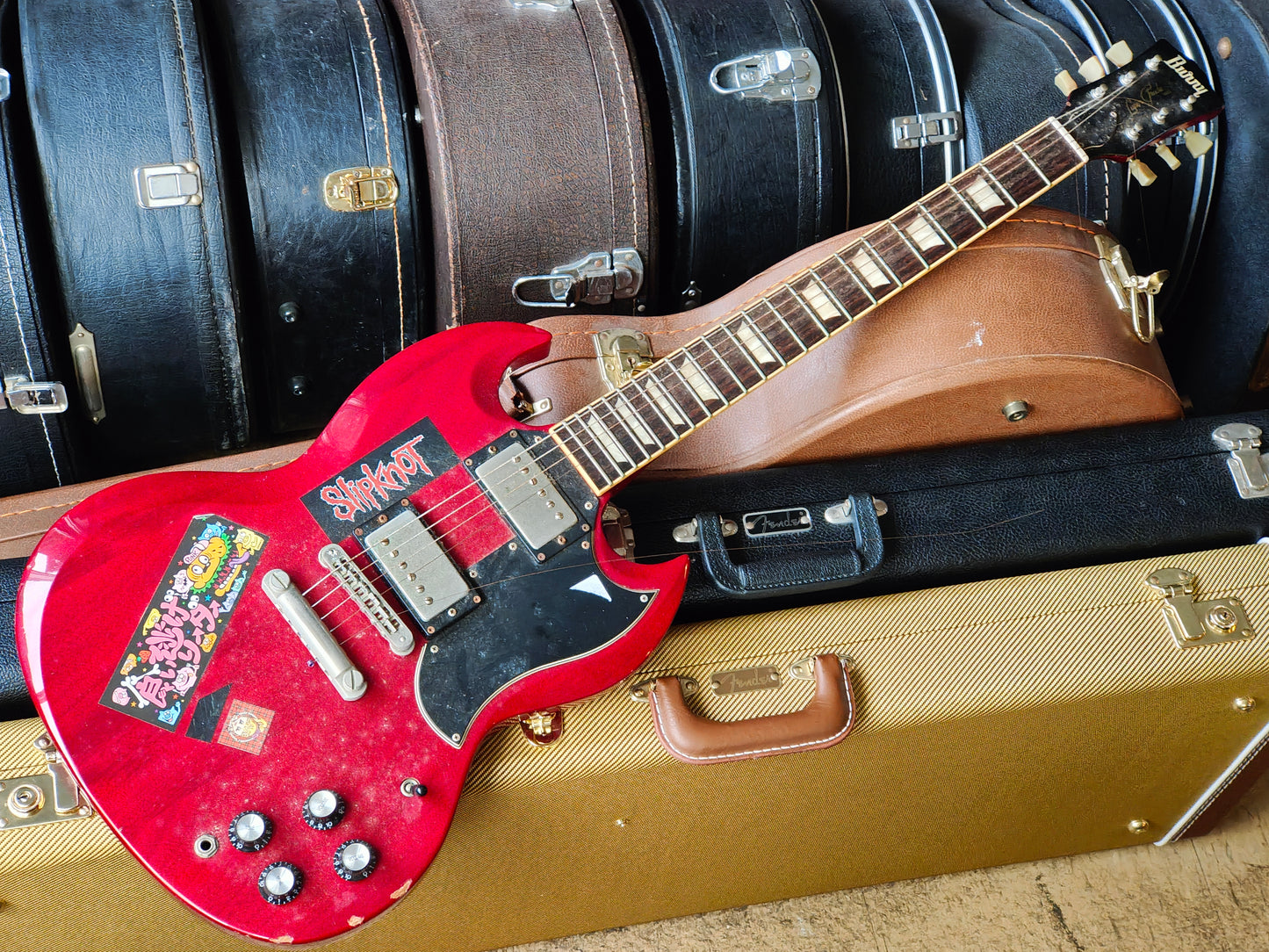 2008 Burny SG Double Cutaway - Thrift Shop