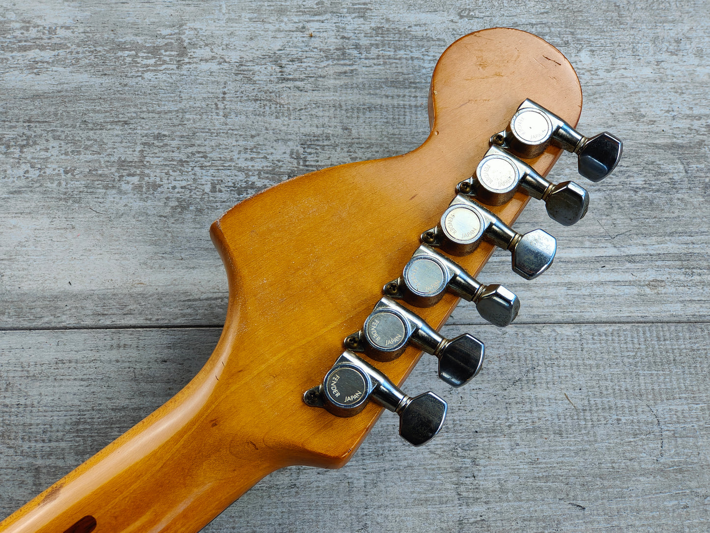 1985 Fender Japan ST72-65 '72 Reissue Blackmore Scalloped Stratocaster (White)