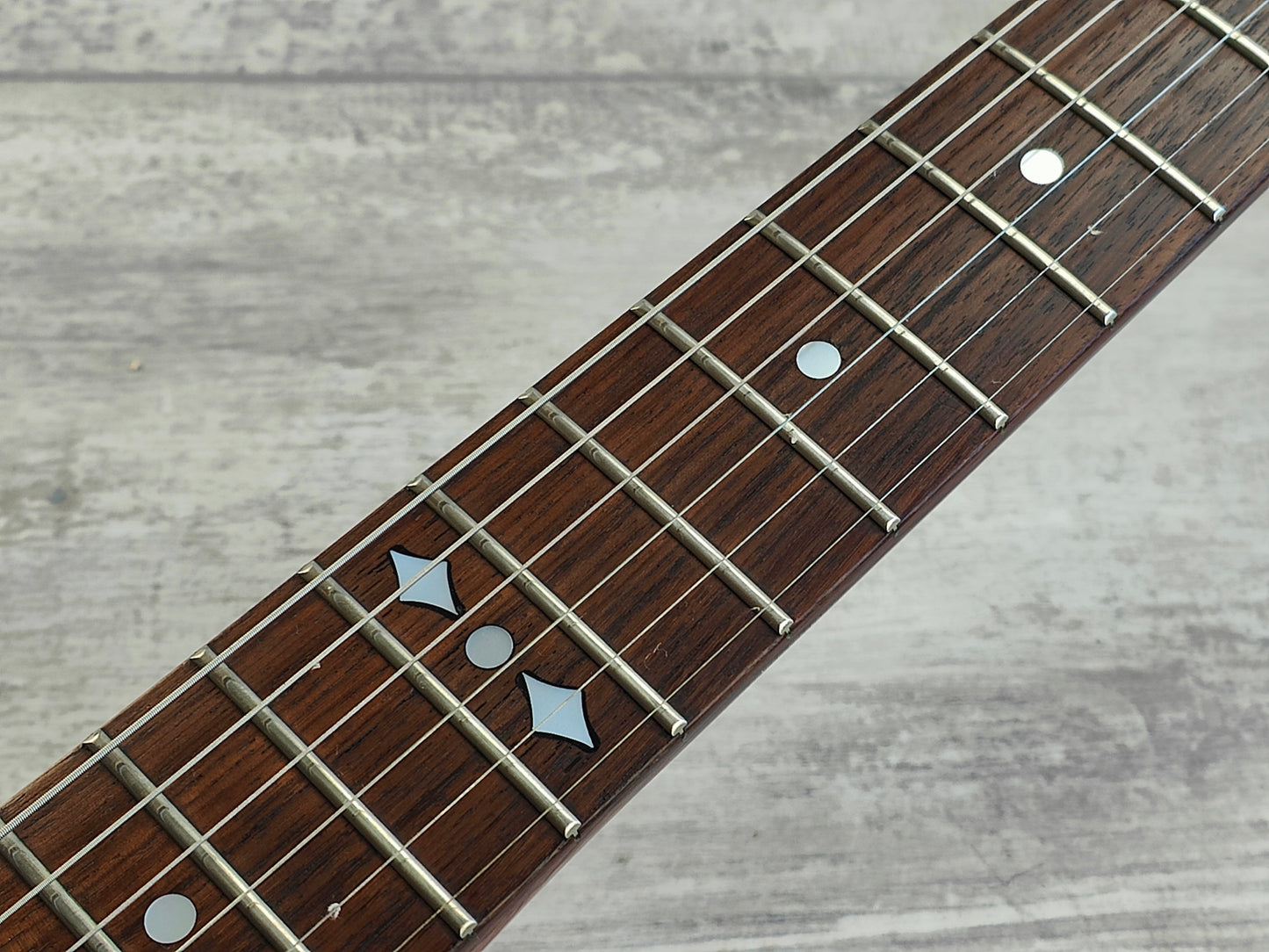 2001 Elk Custom Les Paul for Music Land Japan (Zemaitis Style Silver)