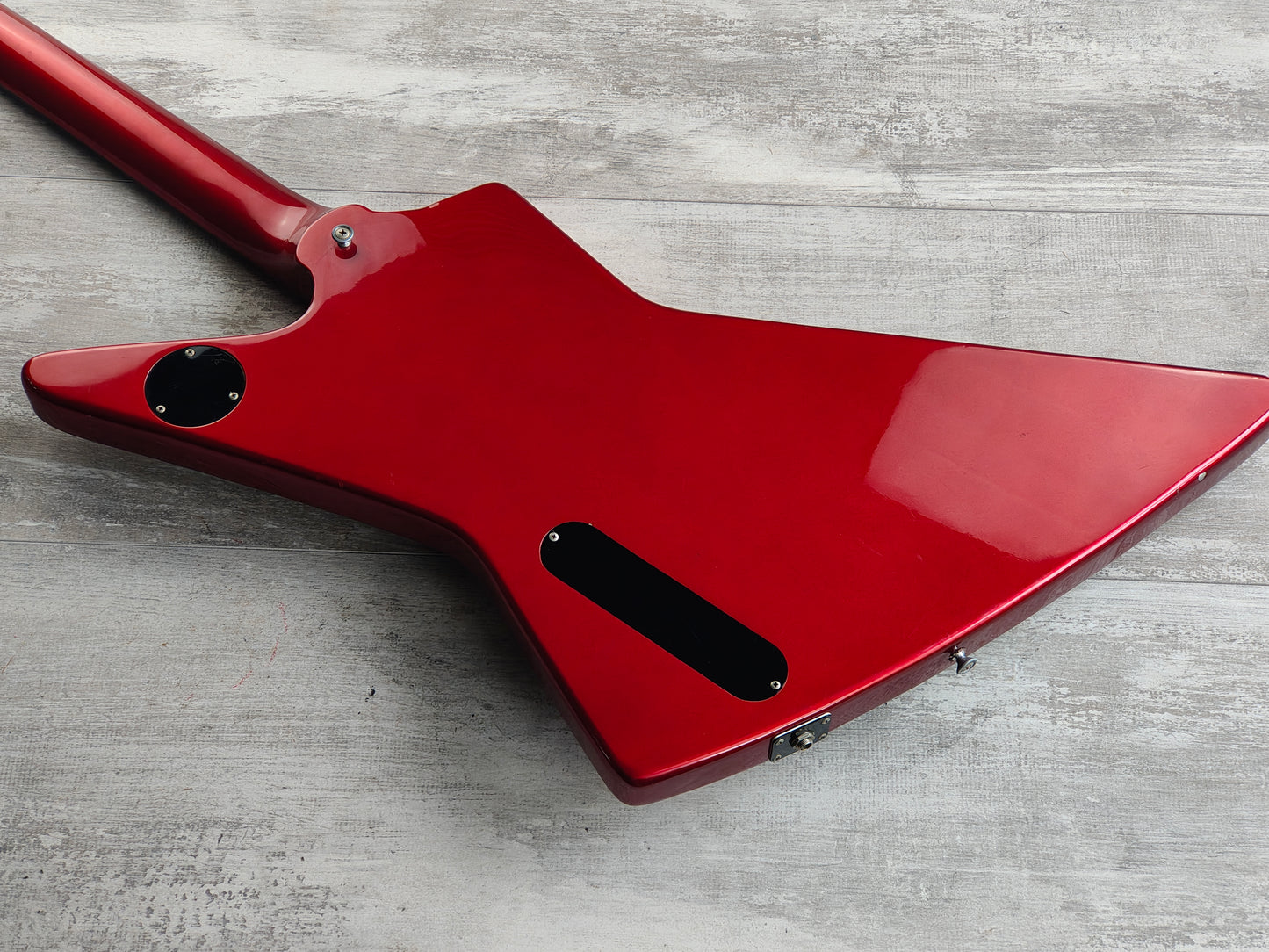 1984 Greco Japan "Store Order" Explorer Electric Guitar (Metallic Red)