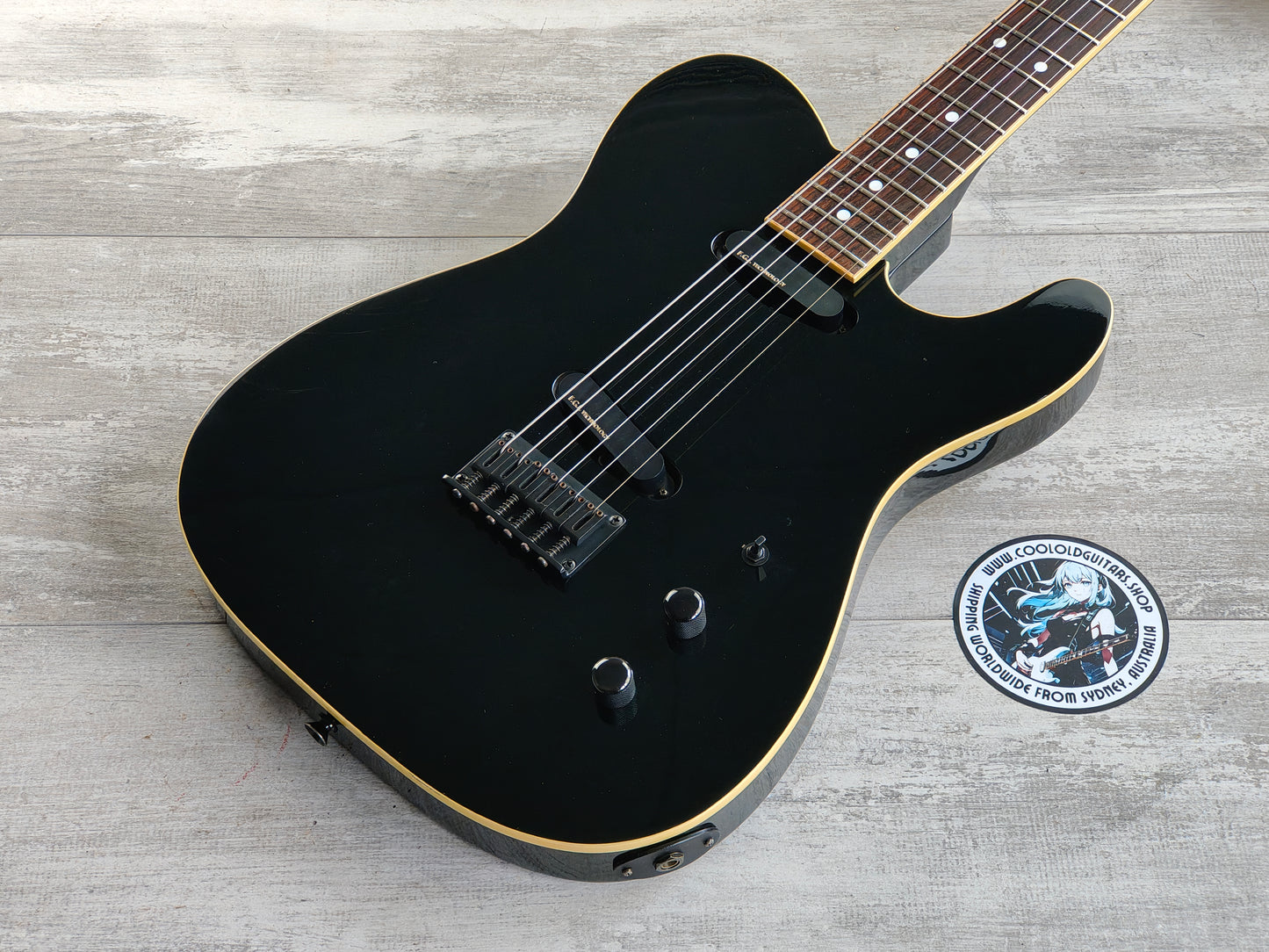 1991 Fernandes Japan TEJ-70 Contemporary Twang-Style (Black)
