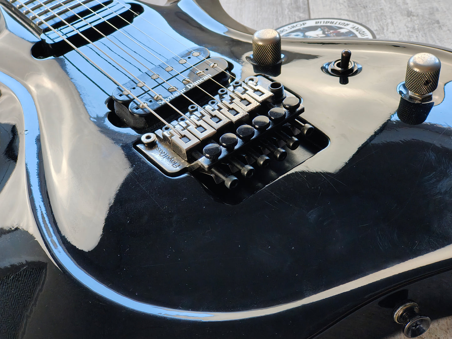 2013 Edwards (by ESP Japan) E-FR-140GT/BA Forest w/Seymour Duncans (Black)