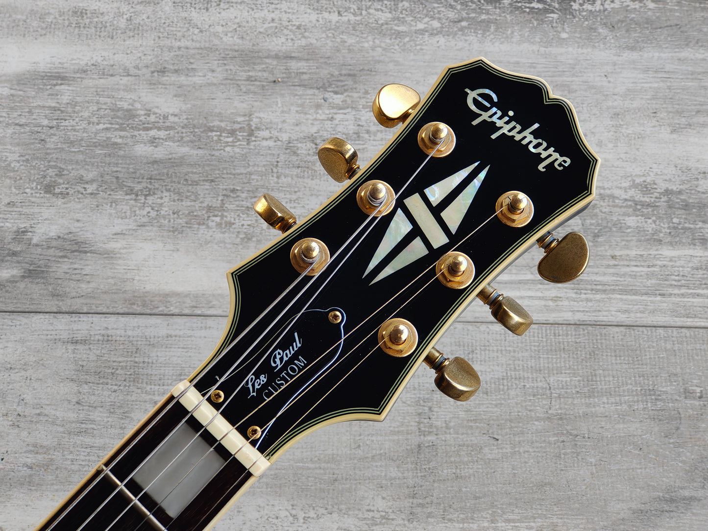 2009 Epiphone Les Paul Custom Three-Pickup (Black Beauty)