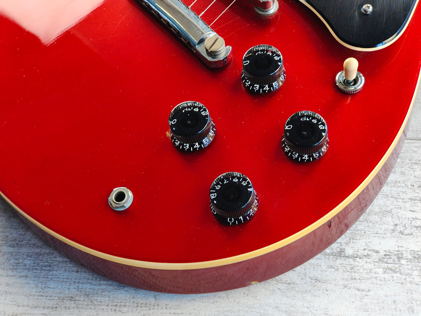 1983 Yamaha Japan SG-510 Double Cutaway (Candy Tone Red)