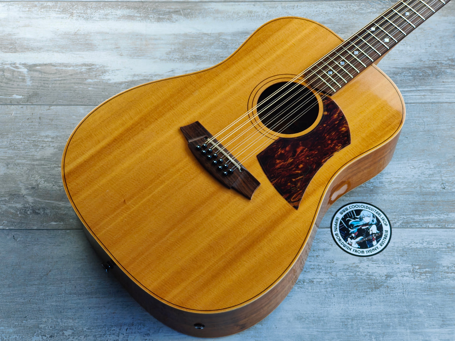 2006 Cole Clark FL2A/12 Fat Lady 12-String Dreadnought Electric Acoustic (Natural)