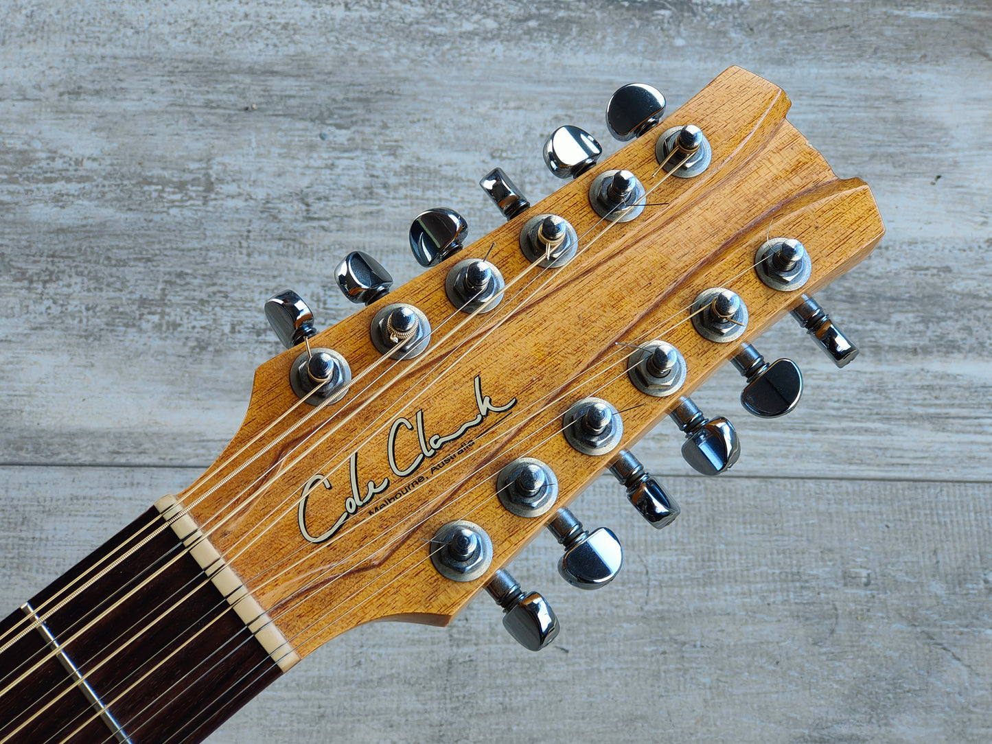 2006 Cole Clark FL2A/12 Fat Lady 12-String Dreadnought Electric Acoustic (Natural)