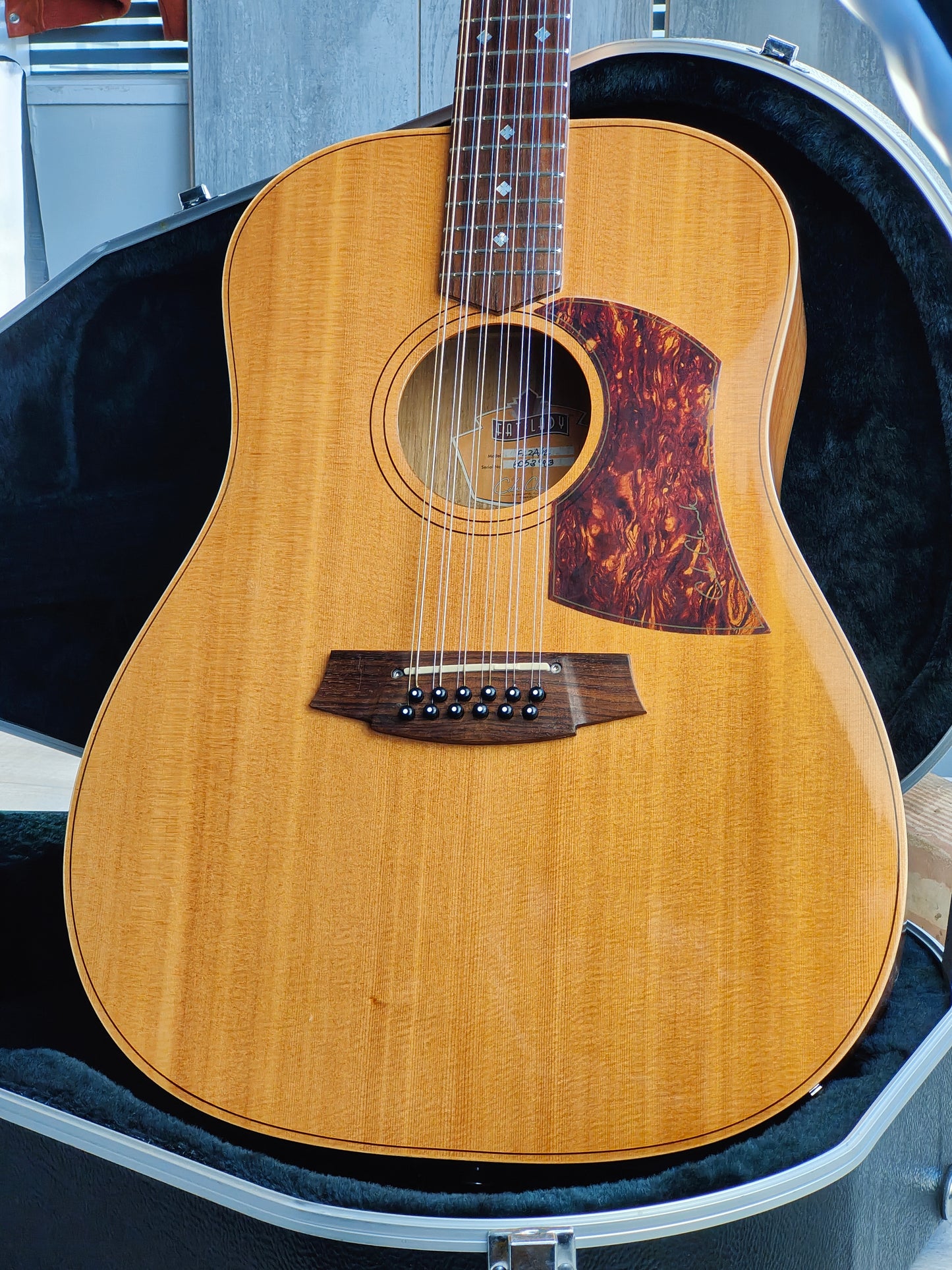 2006 Cole Clark FL2A/12 Fat Lady 12-String Dreadnought Electric Acoustic (Natural)