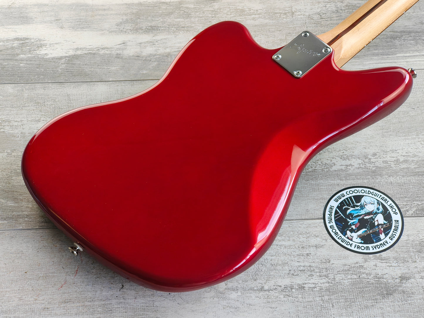 2018 Squier Vintage Modified Short Scale Jaguar Bass Special (Candy Apple Red)