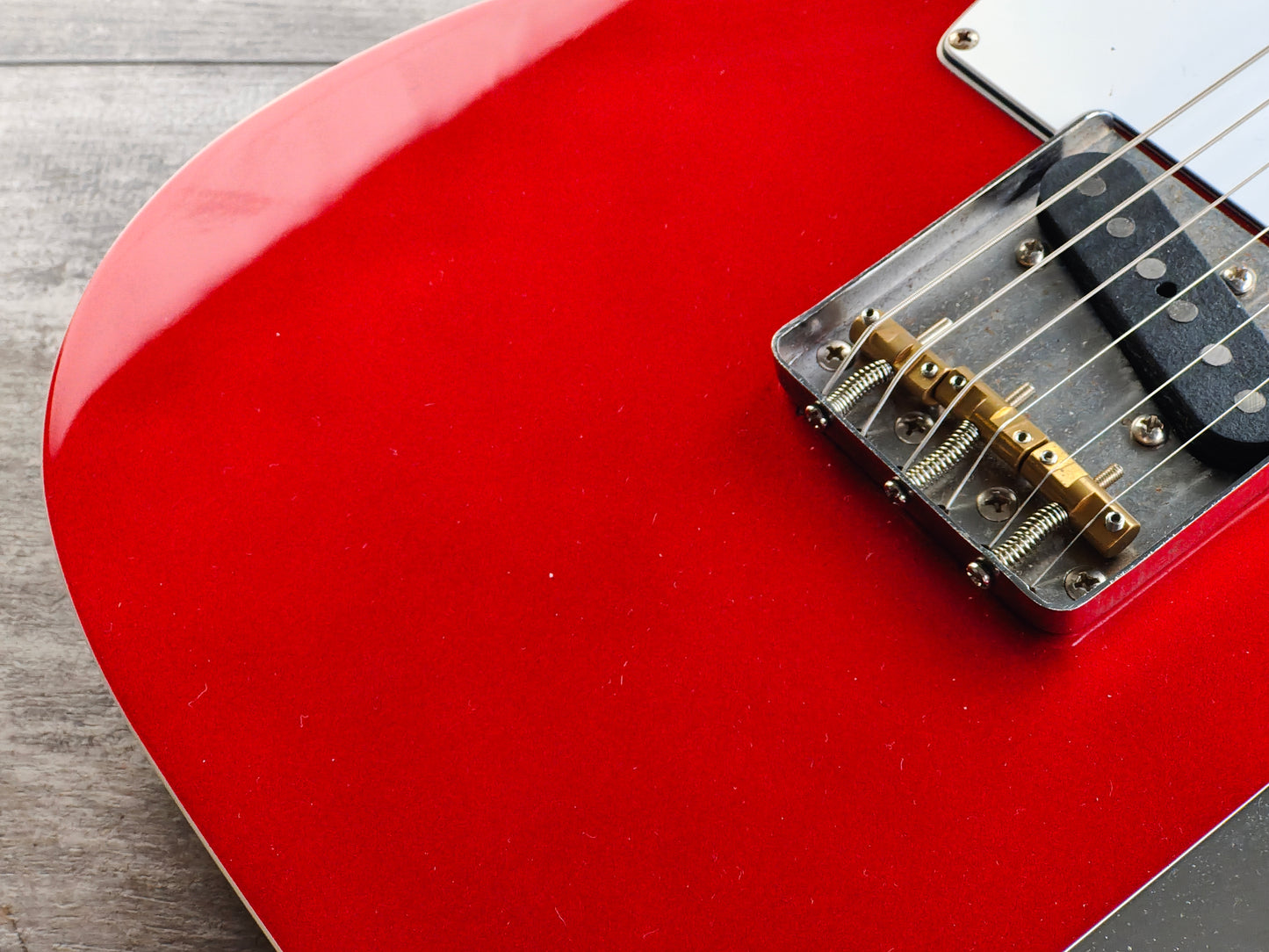 2003 Fernandes Japan TE-1 '62 Reissue Bound Telecaster (Candy Apple Red)