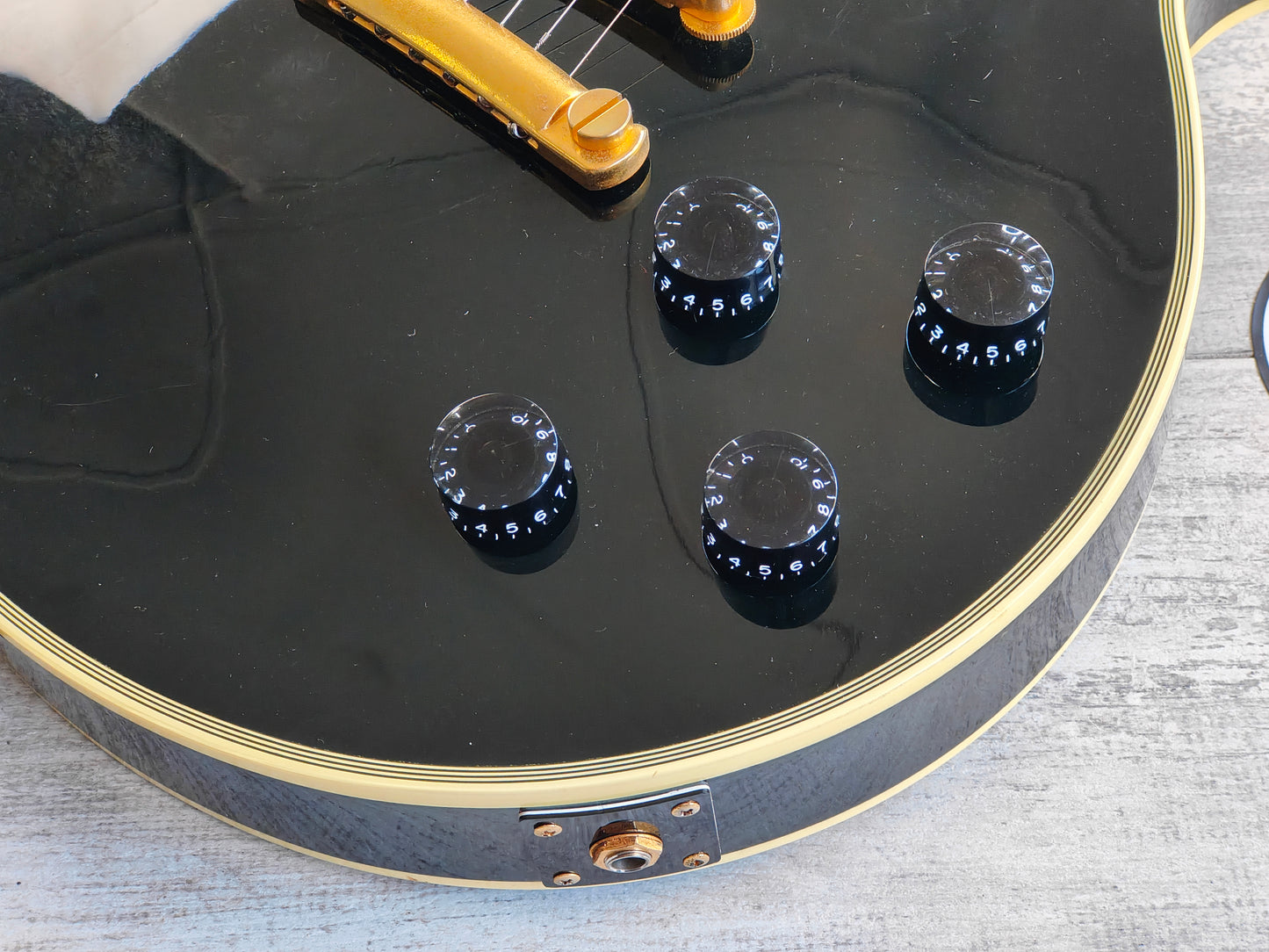 1998 Orville (Gibson) Japan LPC-75 '60's Reissue Les Paul Custom w/P90's (Ebony)