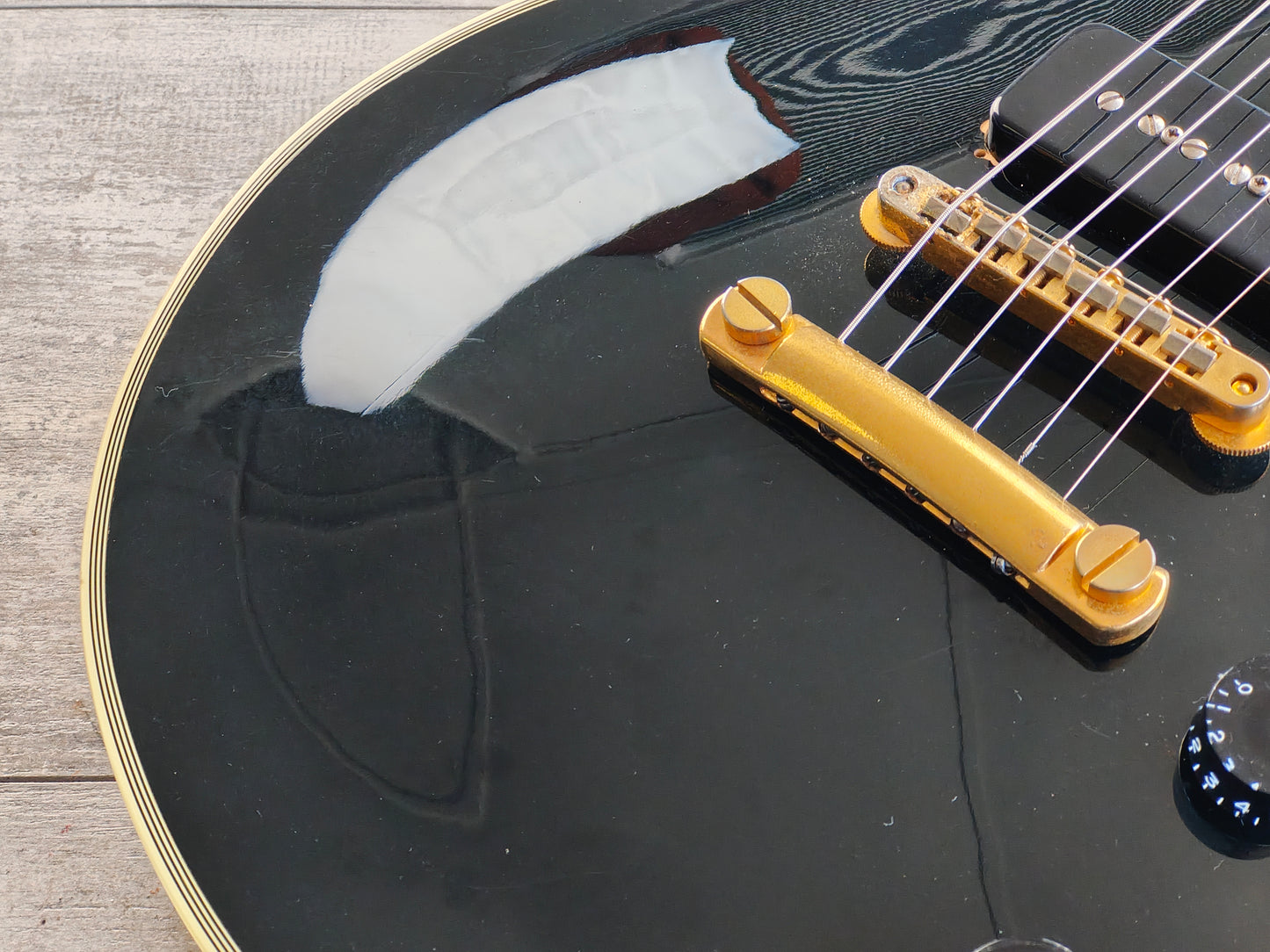 1998 Orville (Gibson) Japan LPC-75 '60's Reissue Les Paul Custom w/P90's (Ebony)