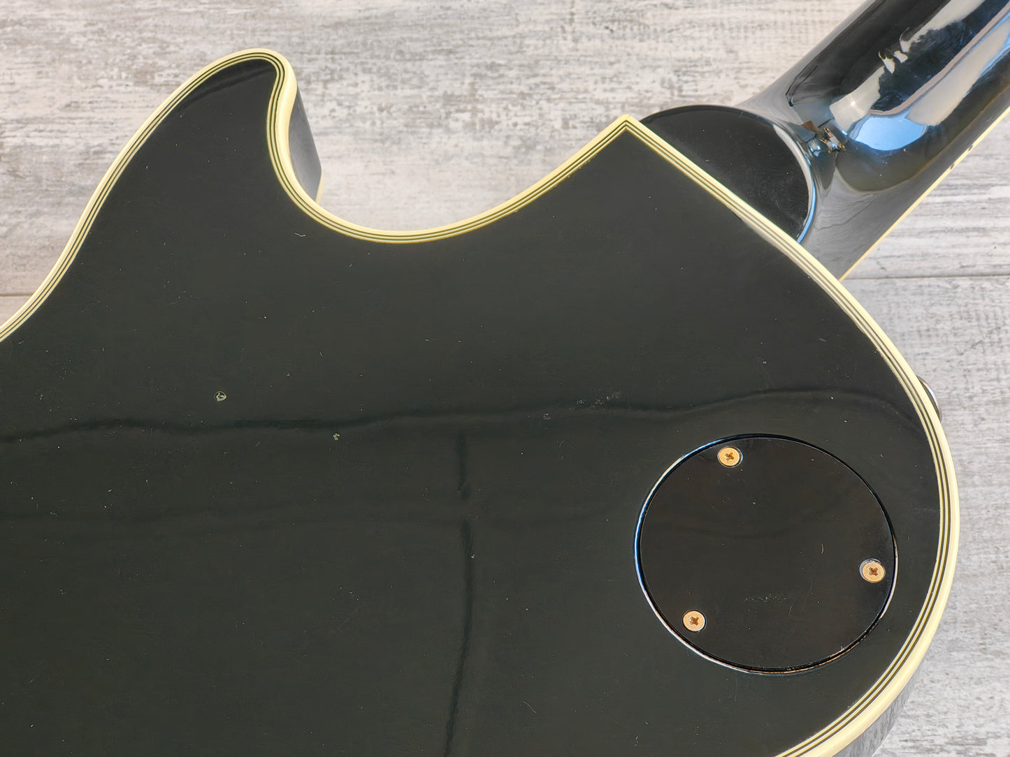 1998 Orville (Gibson) Japan LPC-75 '60's Reissue Les Paul Custom w/P90's (Ebony)