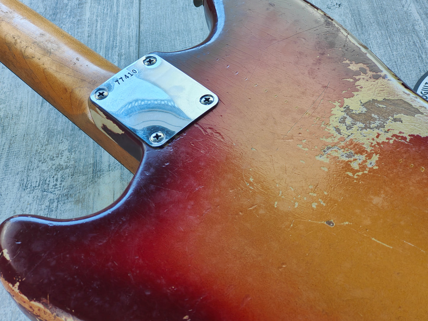 1962 Fender USA Short Scale Vintage Musicmaster (Maroon Burst)