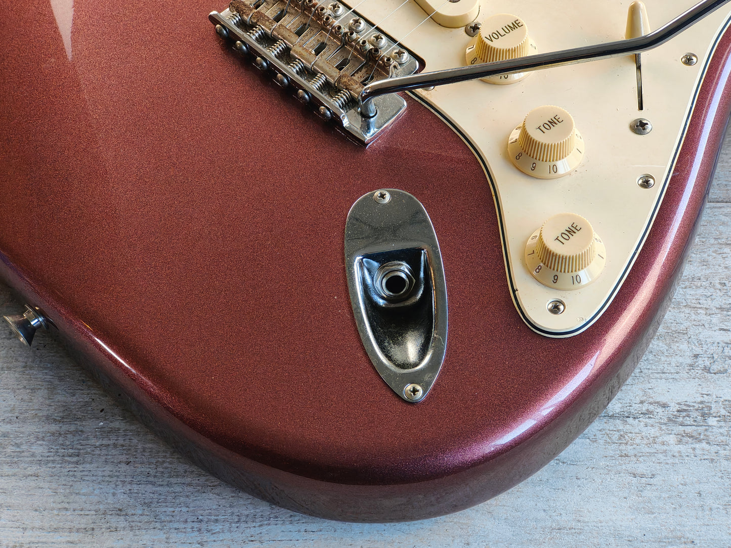 2010 Fender Japan ST62-TX/MH '62 Reissue Stratocaster w/Texas Specials (Burgundy Mist)