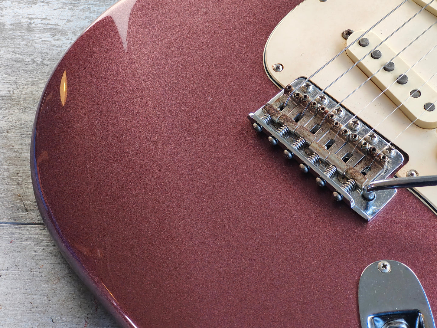 2010 Fender Japan ST62-TX/MH '62 Reissue Stratocaster w/Texas Specials (Burgundy Mist)