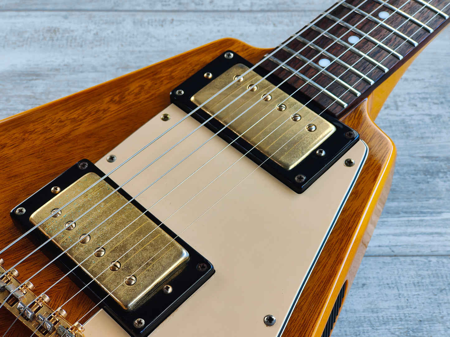 2006 Epiphone '58 1958 Reissue Korina Flying V (Natural)