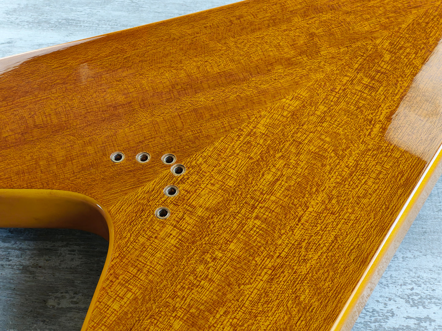 2006 Epiphone '58 1958 Reissue Korina Flying V (Natural)