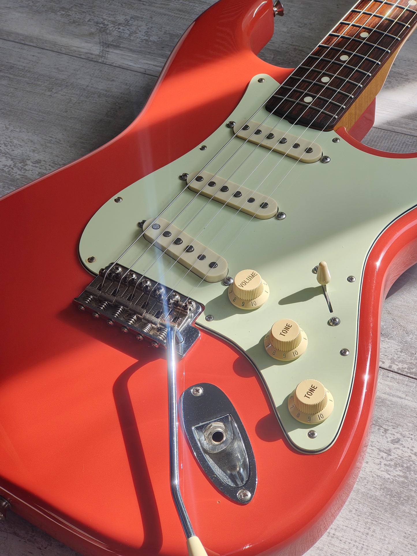1993 Fender Japan ST62 "Order Made" '62 Reissue Stratocaster (Fiesta Red)