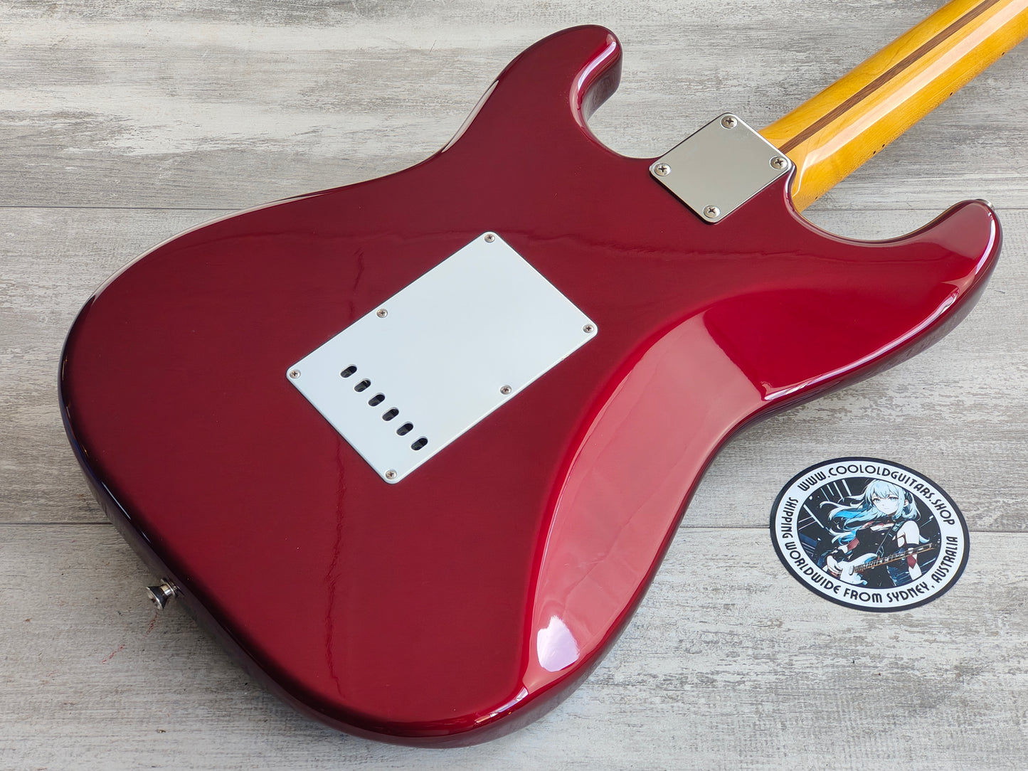 2006 Fender Japan ST57-66US '57 Reissue Stratocaster w/US Pickups (Old Candy Apple Red)