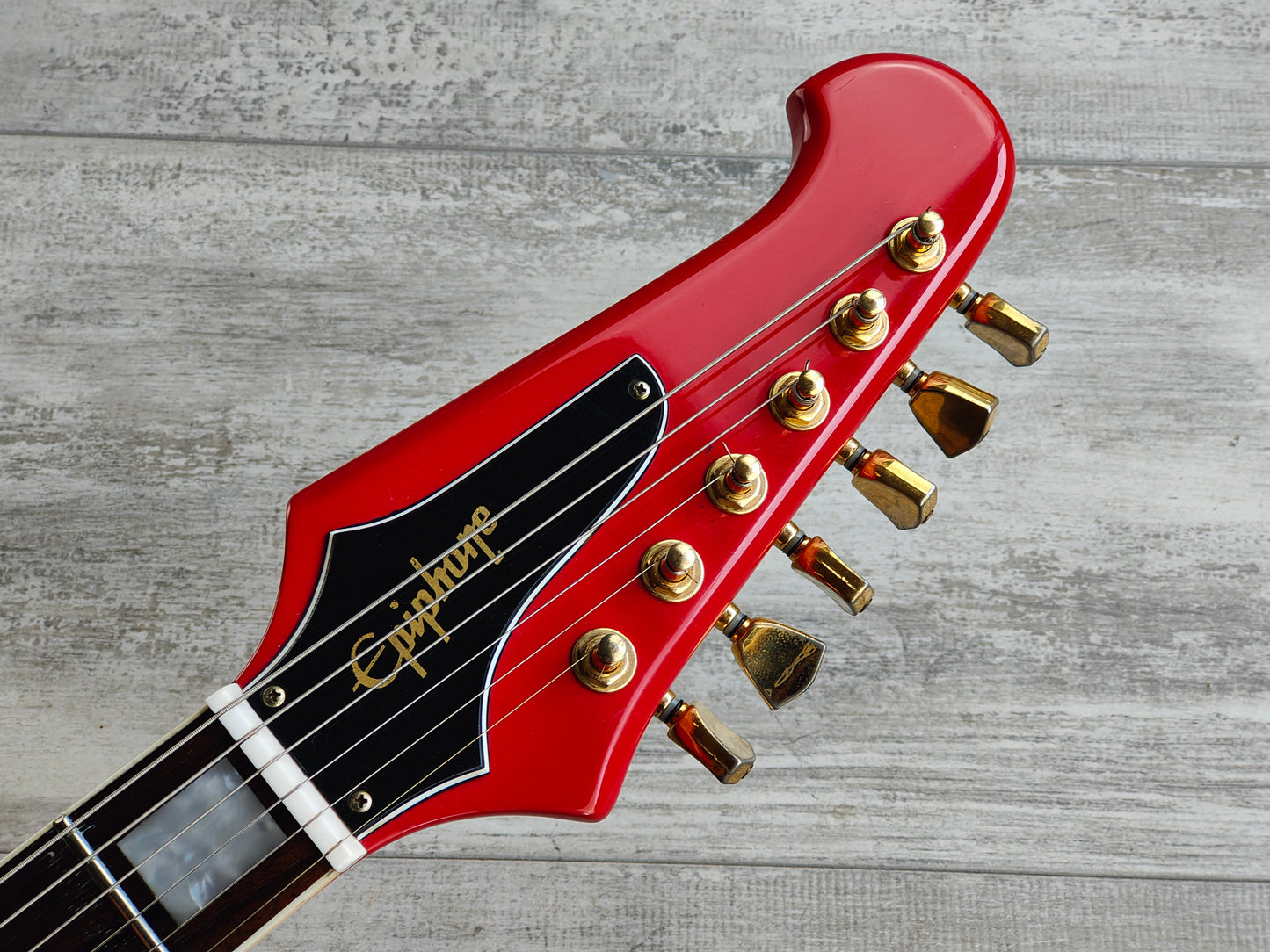 2002 Epiphone Korea '63 Firebird VII Reissue (Cardinal Red)