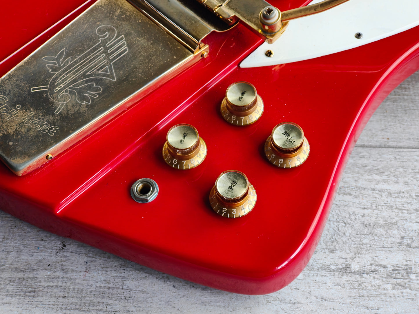 2002 Epiphone Korea '63 Firebird VII Reissue (Cardinal Red)