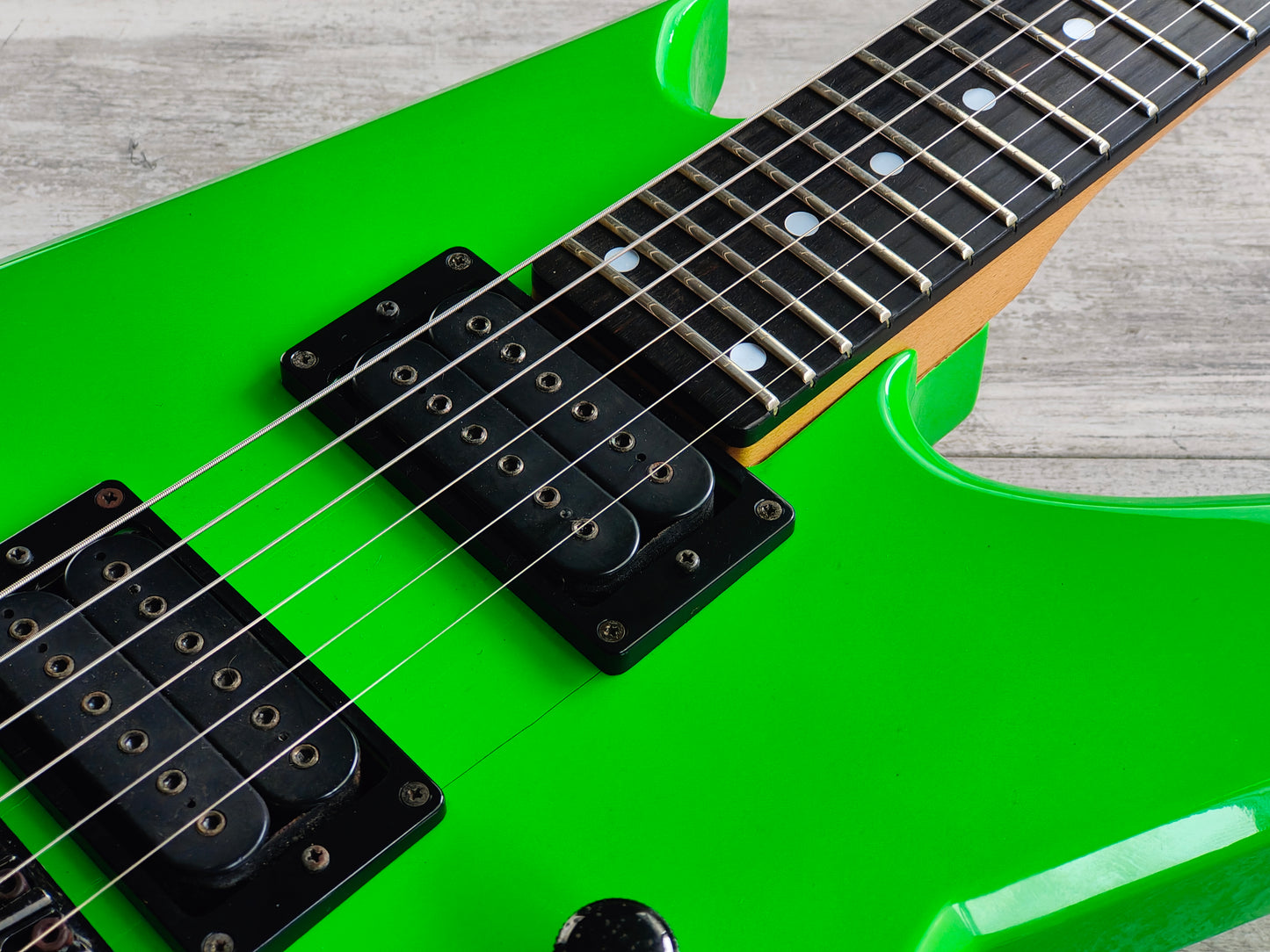 1988 BC Rich Japan NJ Series Ironbird - ERANAN Ishibashi Custom Order (Fluro Green)
