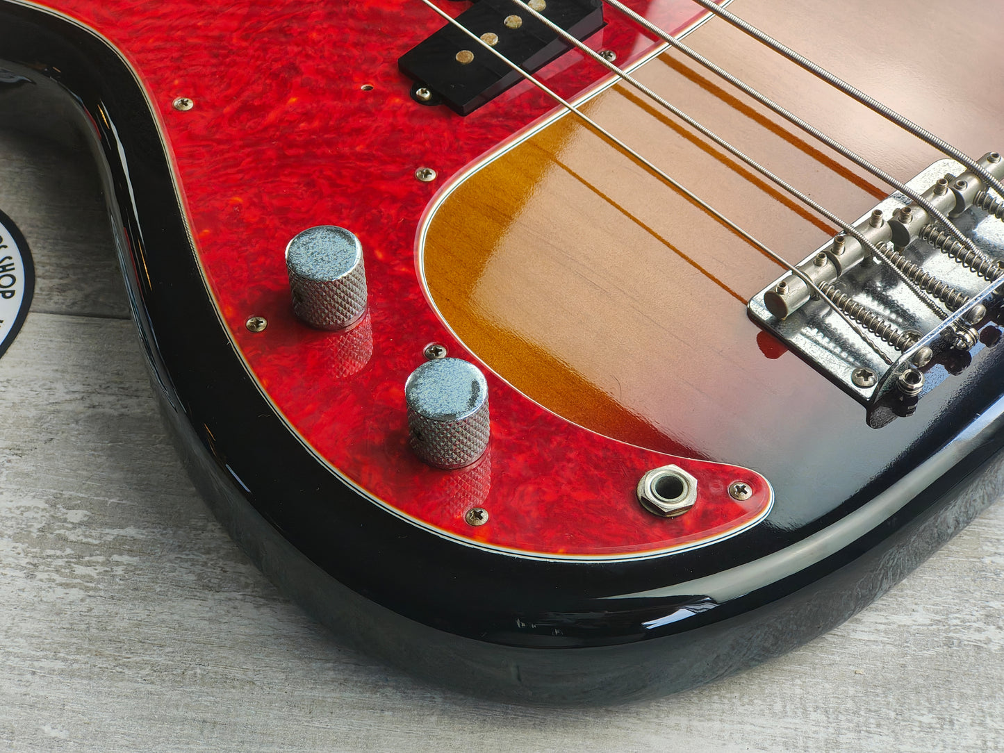 1996 Fender Japan PB62-65L LH Left Handed '62 Reissue Precision Bass (Sunburst)