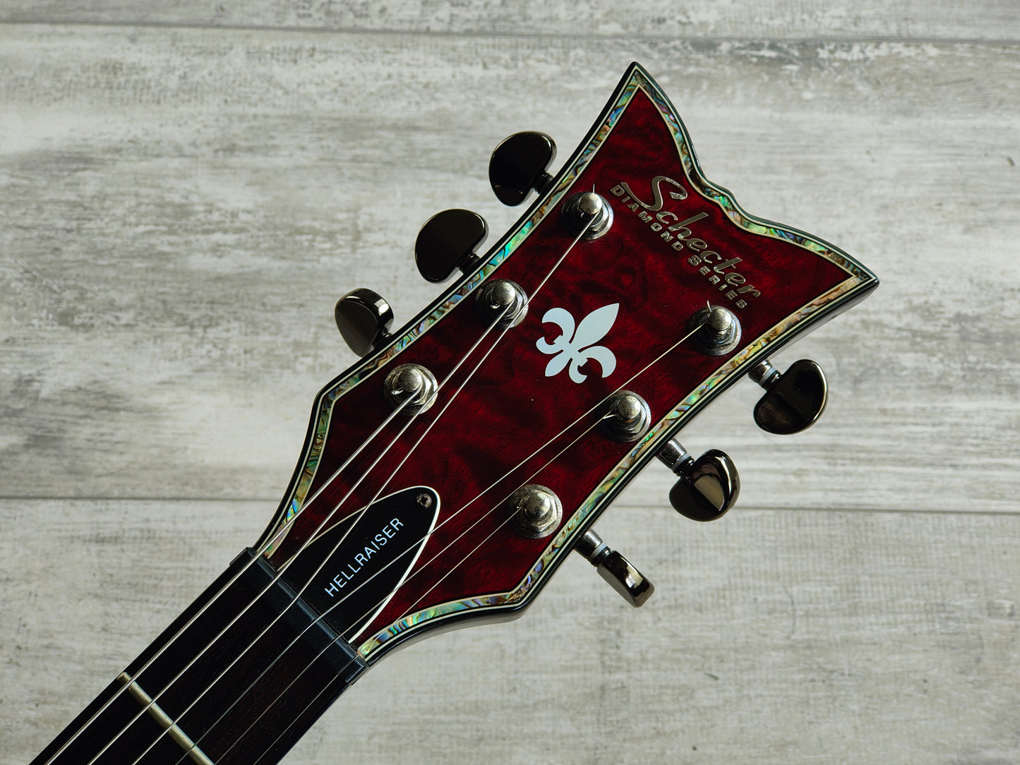 2010 Schecter Hellraiser Solo-6 Single Cutaway w/EMG's (Black Cherry)