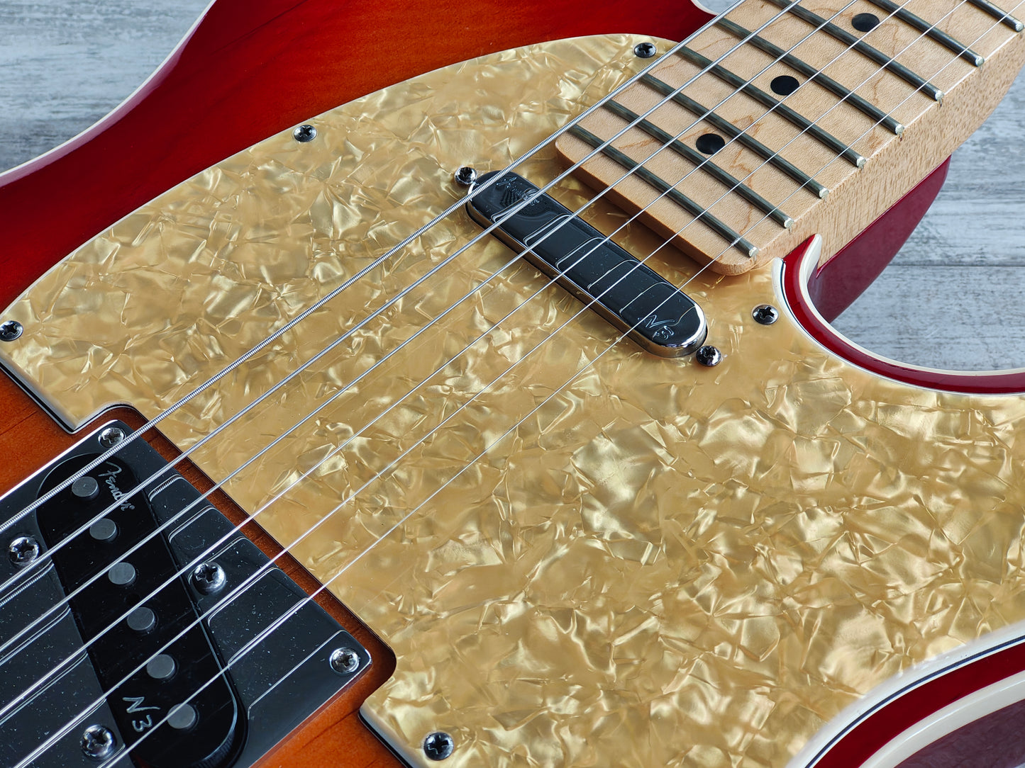 2009 Fender USA American Deluxe Telecaster (Aged Cherry Burst)