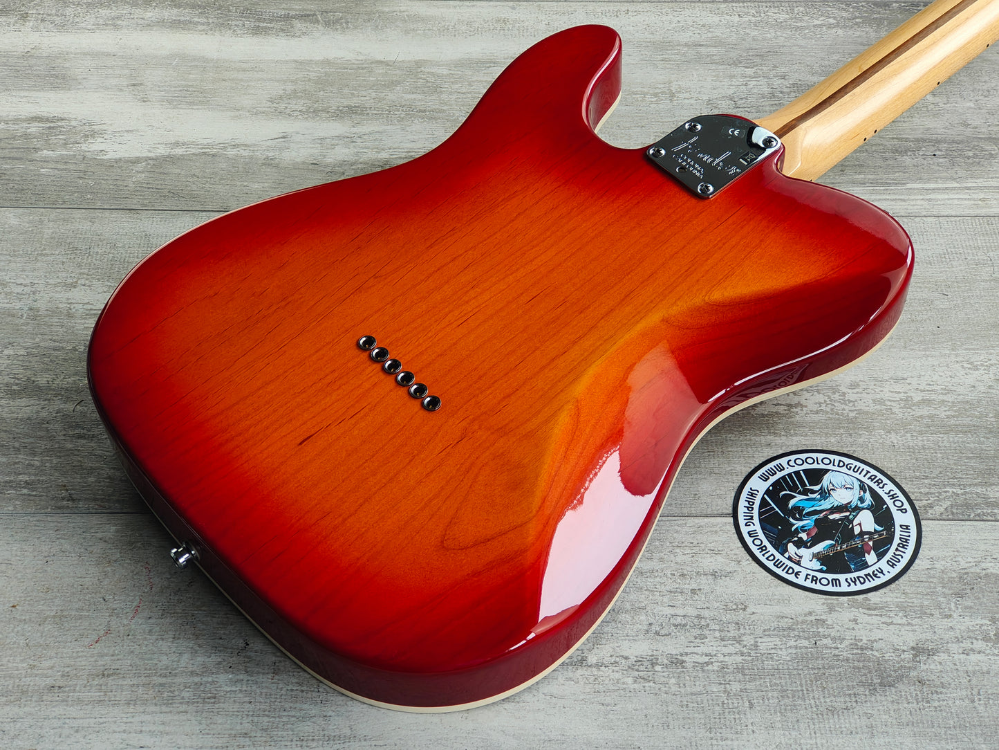 2009 Fender USA American Deluxe Telecaster (Aged Cherry Burst)