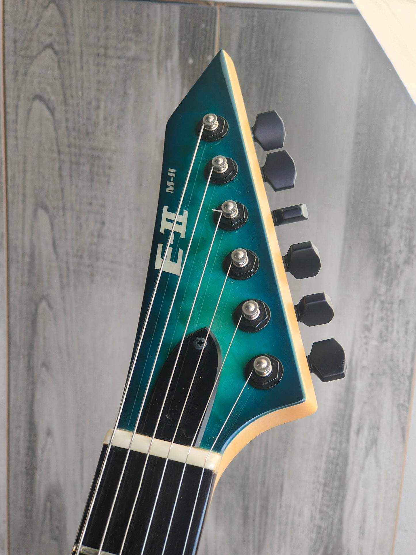 ESP E-II M-II Australian Limited Edition HH Superstrat (Aqua Marine Sunburst)