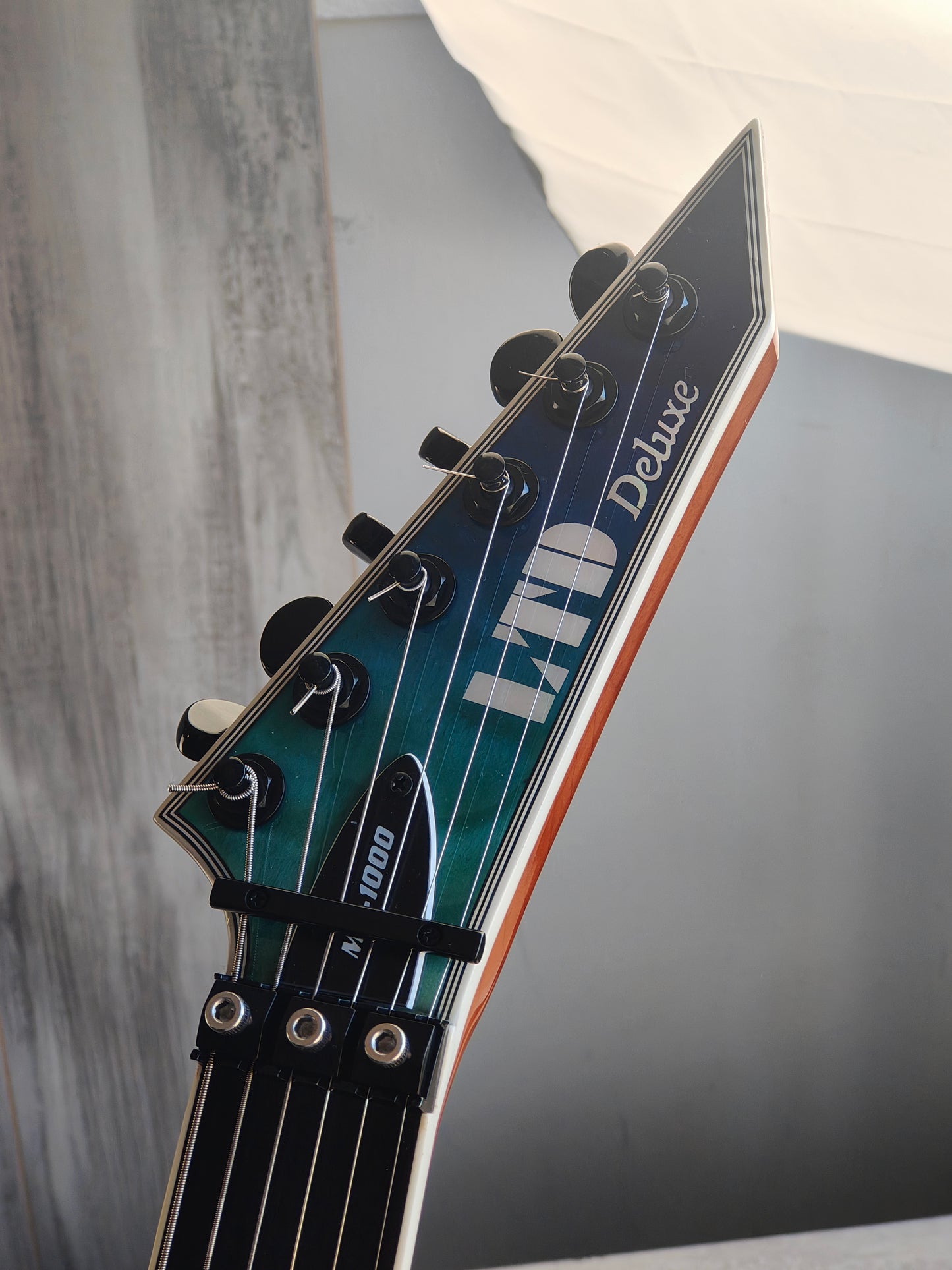 2018 ESP LTD MH1000HS Neckthrough Superstrat w/Seymour Duncan's (Violet Shadow Fade)