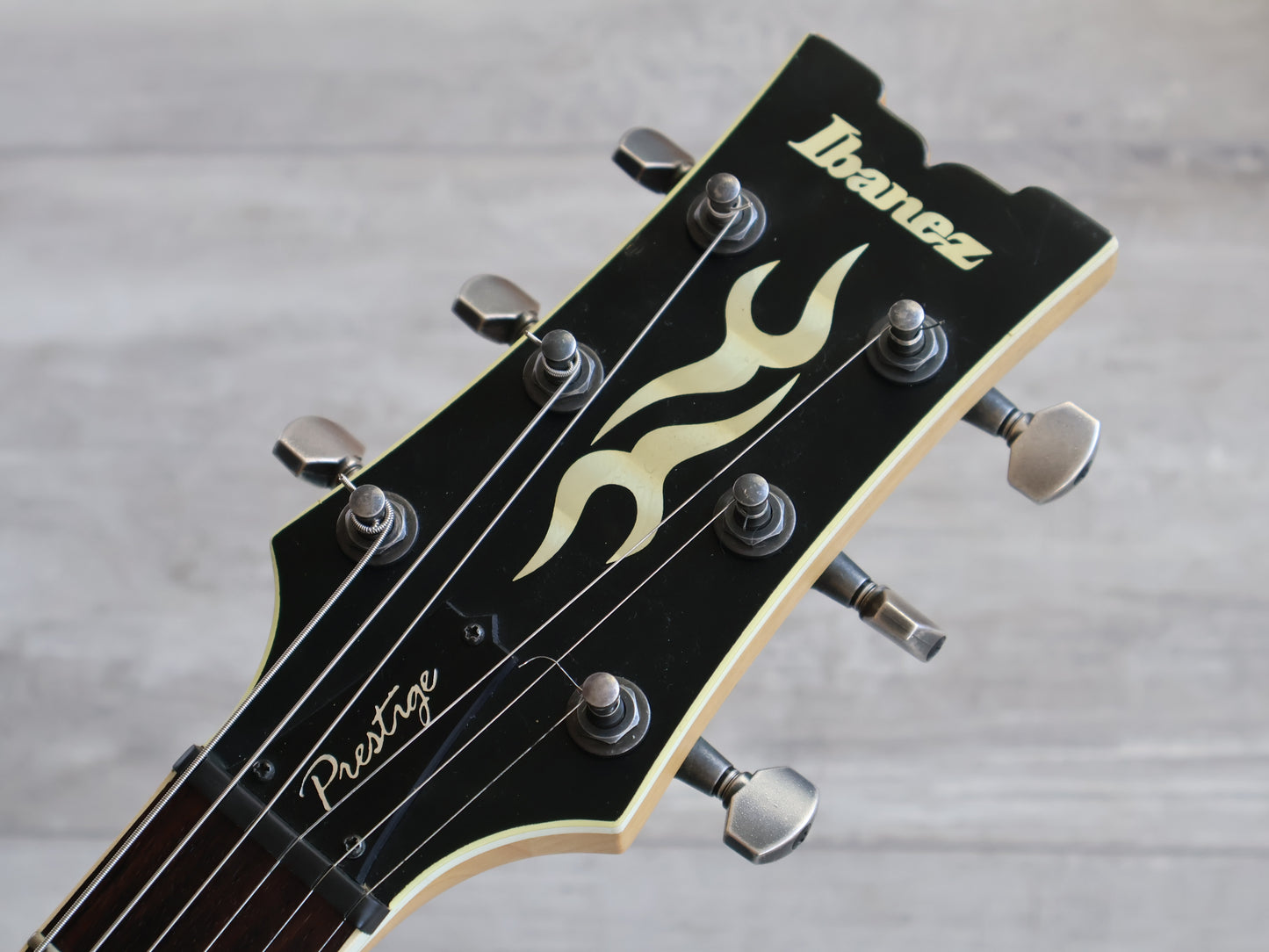 2003 Ibanez Japan AX1220 Prestige Double Cutaway (Biker Black)