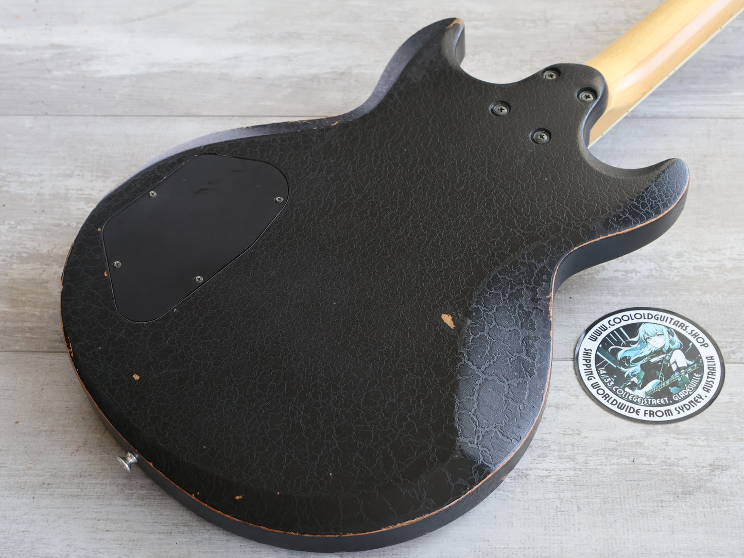 2003 Ibanez Japan AX1220 Prestige Double Cutaway (Biker Black)