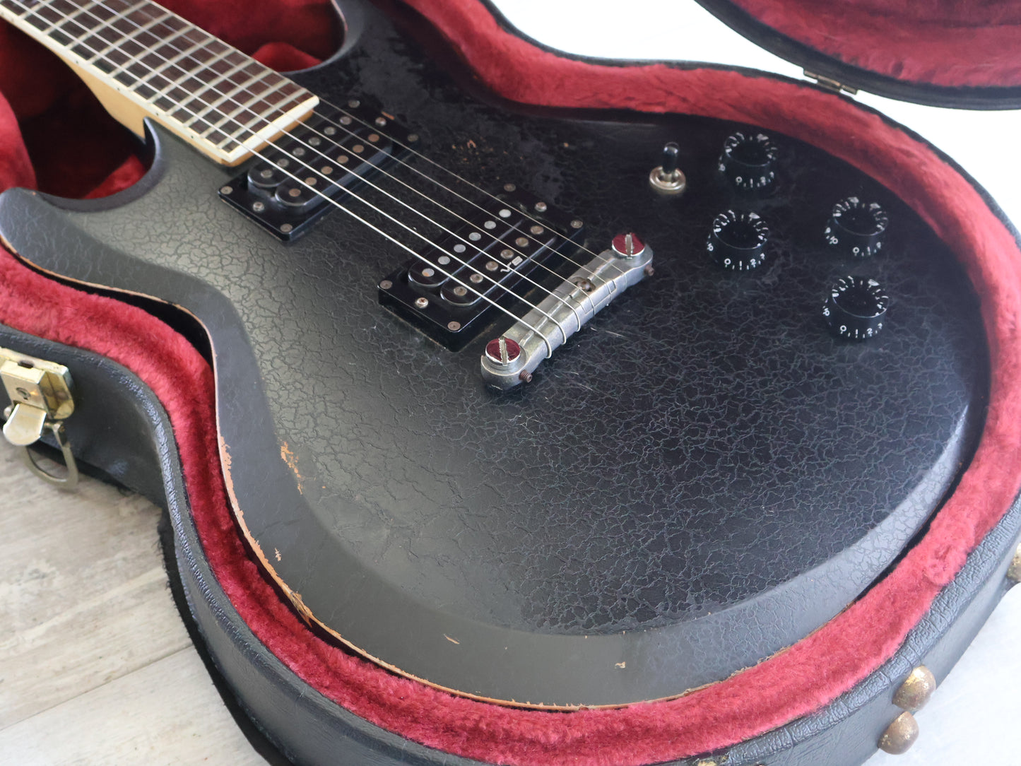 2003 Ibanez Japan AX1220 Prestige Double Cutaway (Biker Black)