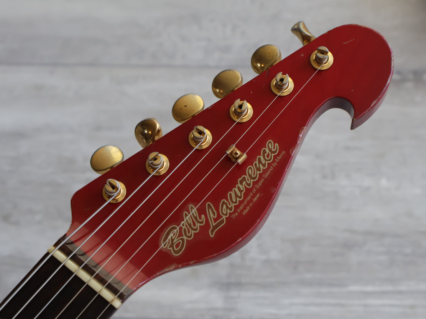 1980's Bill Lawrence (by Morris Japan) BC2R-70G Stratocaster (Red)