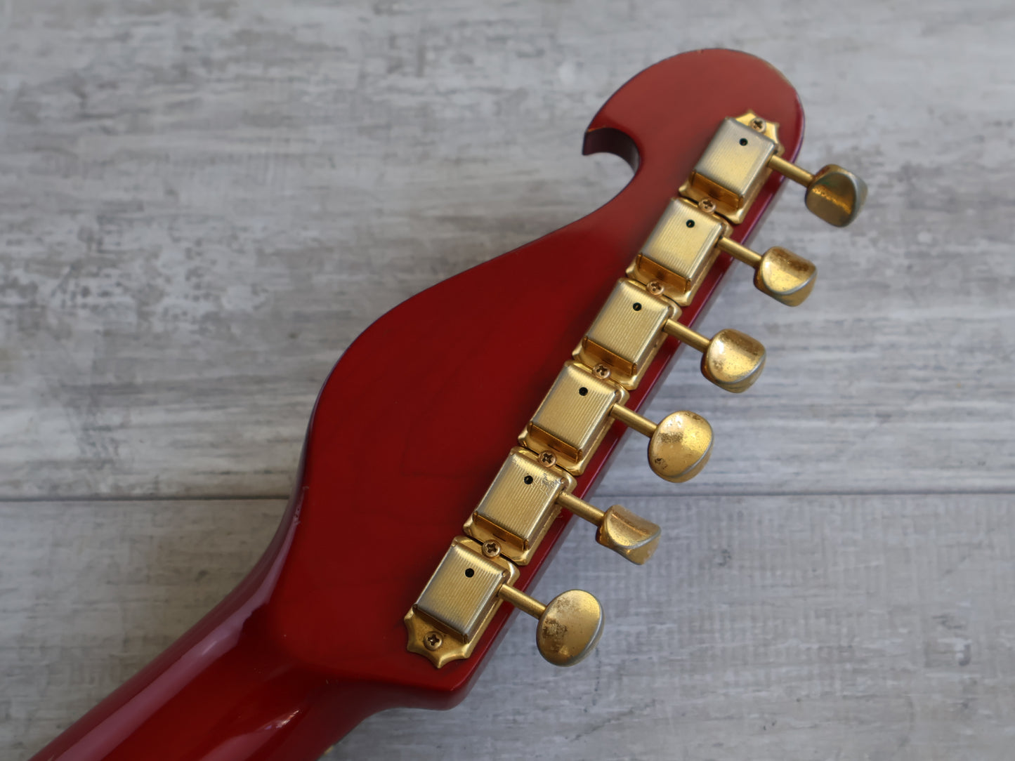 1980's Bill Lawrence (by Morris Japan) BC2R-70G Stratocaster (Red)