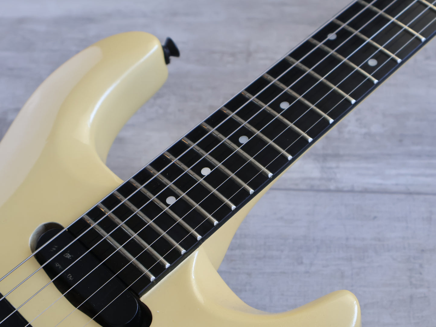 1990 Greco GPS-60 PRS Style HSS Electric Guitar (Pearl White)