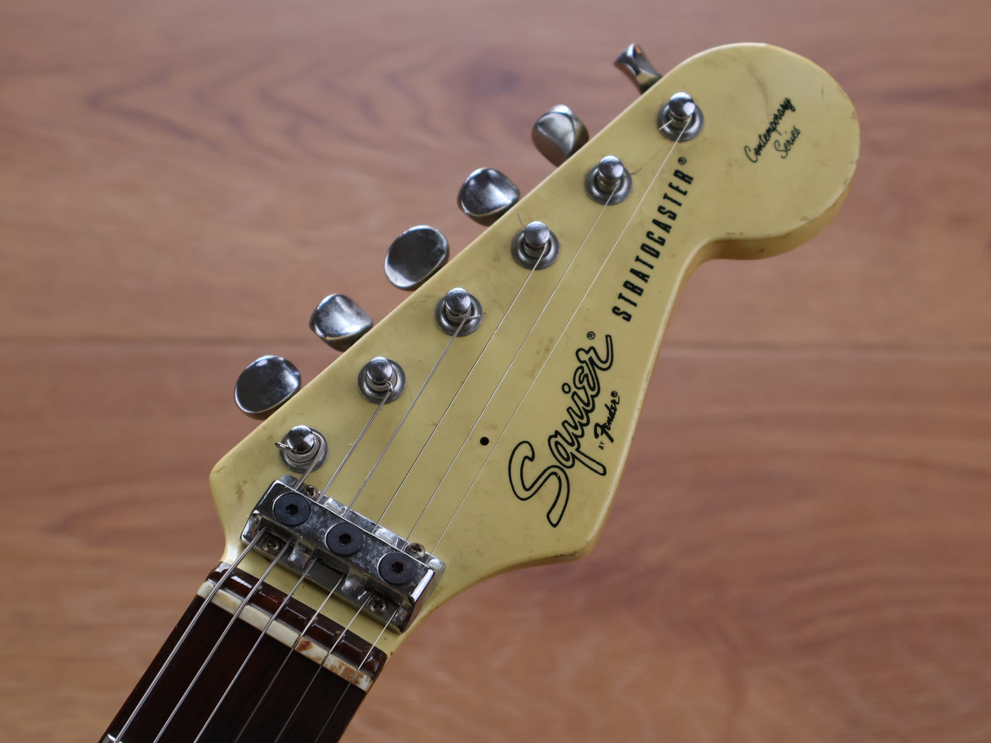 1984 Squier Japan SQ Series ST702 Contemporary Modified Stratocaster (Vintage White)