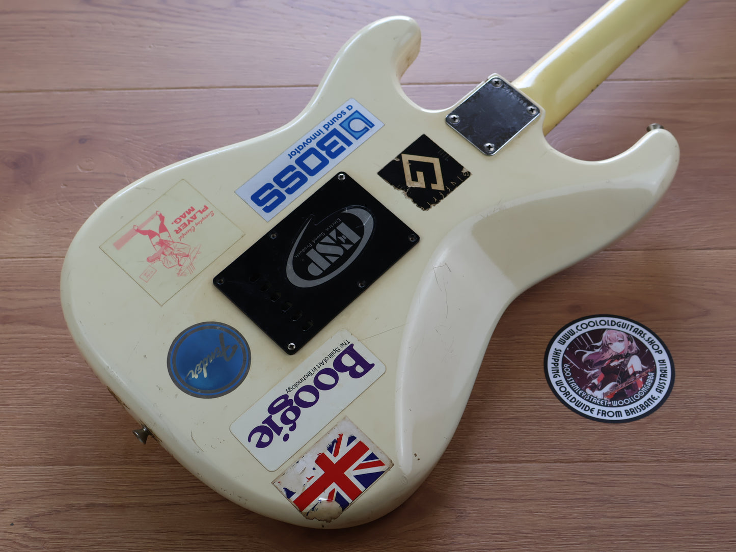 1984 Squier Japan SQ Series ST702 Contemporary Modified Stratocaster (Vintage White)