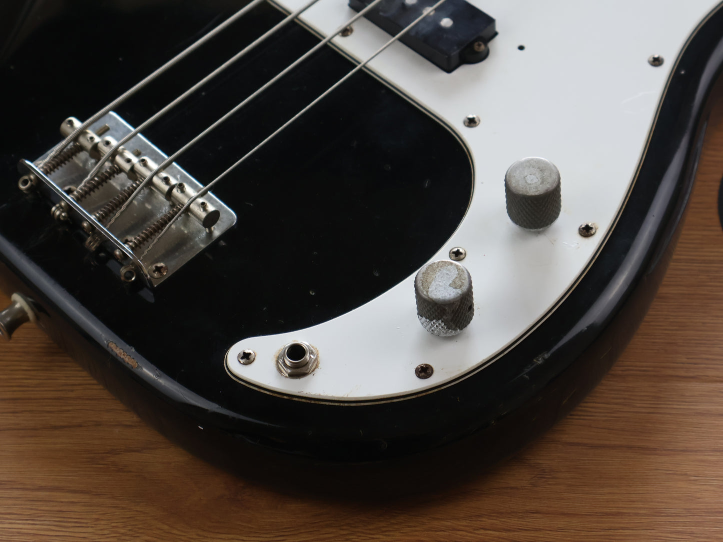 1985 Fender Japan "JV Series" PB62-55 '62 Reissue Precision Bass (Black)