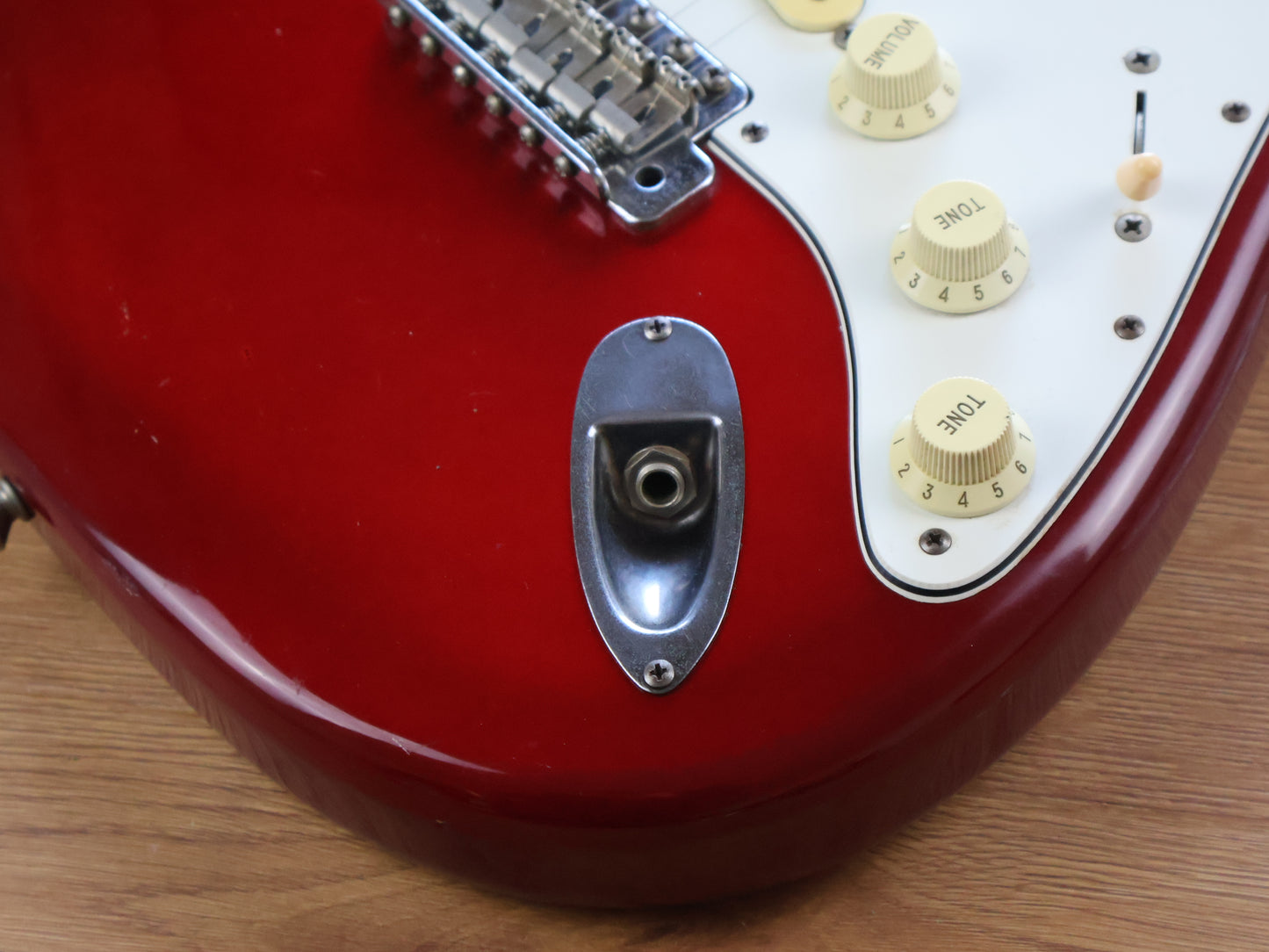 1992 Squier Japan "Silver Series" Stratocaster (Red)