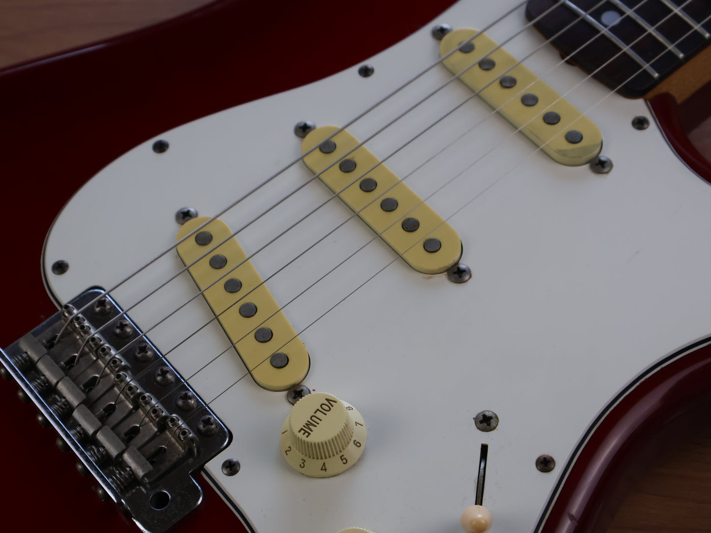 1992 Squier Japan "Silver Series" Stratocaster (Red)