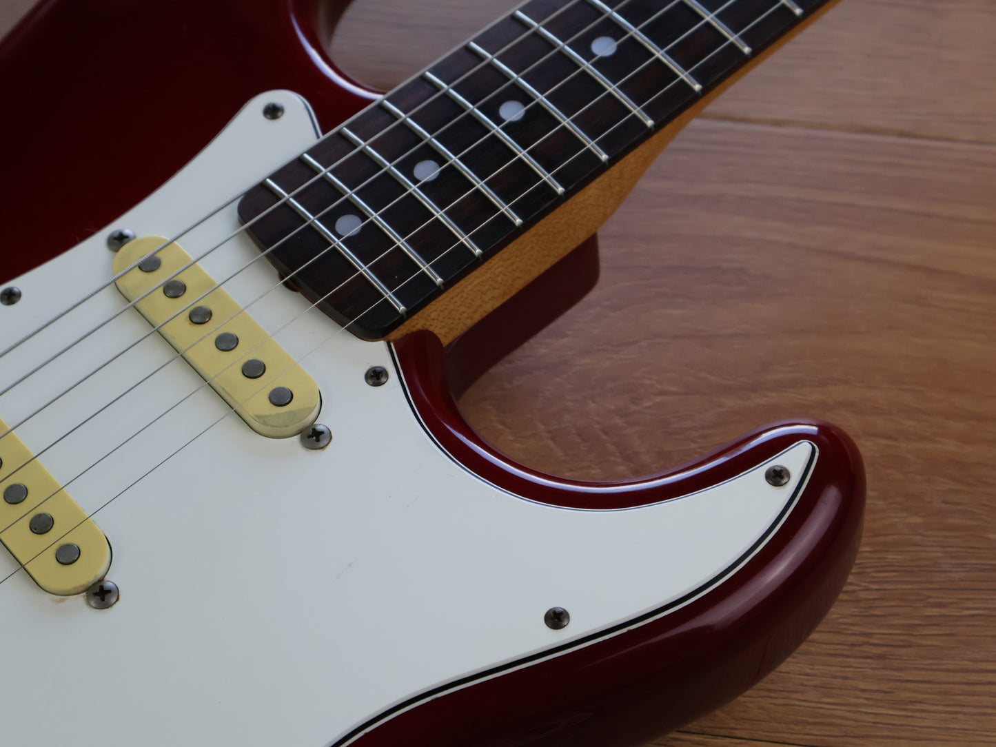 1992 Squier Japan "Silver Series" Stratocaster (Red)