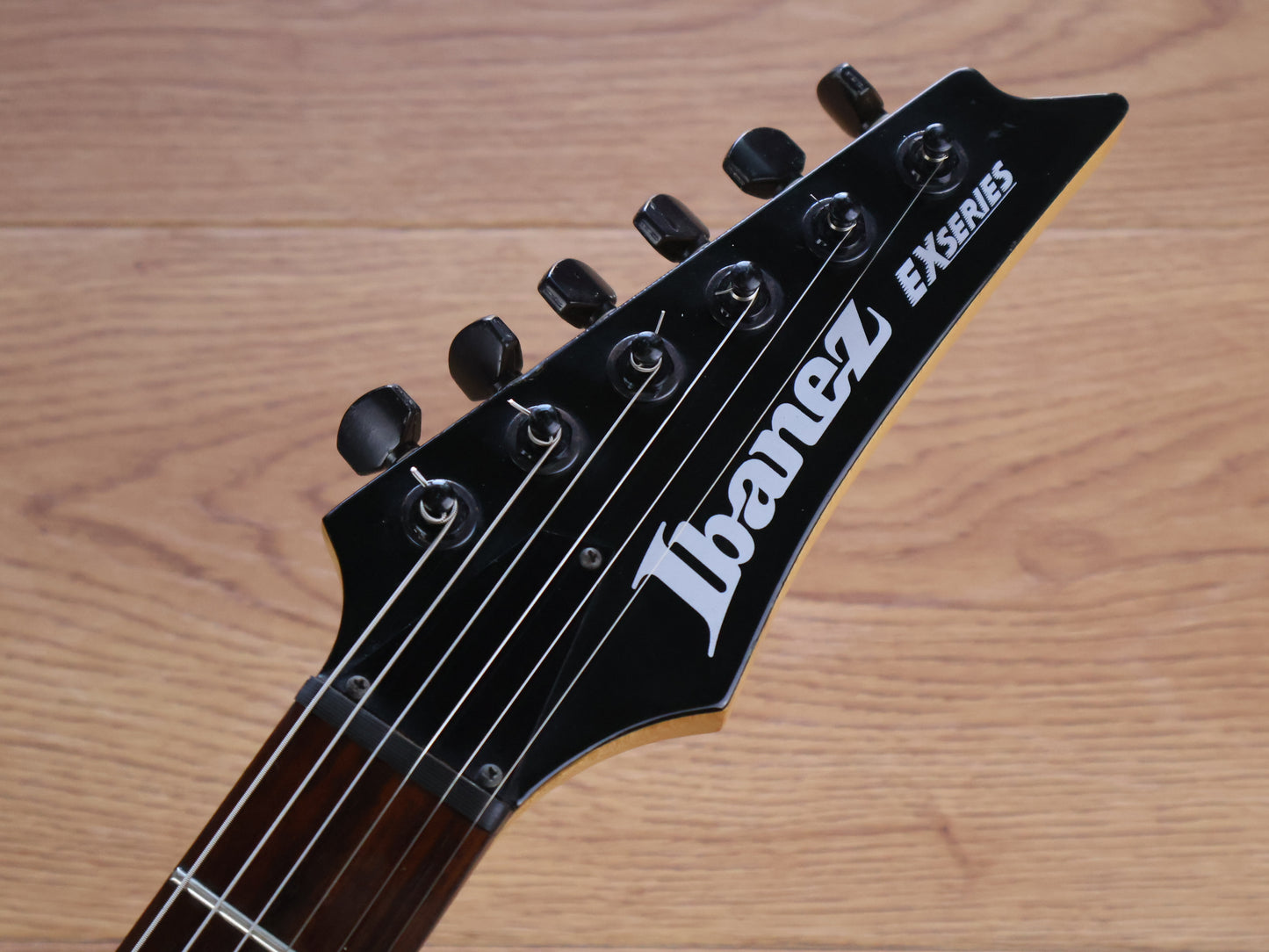 1992 Ibanez Japan EX-140 Experimental Series HSS Superstrat (Black)