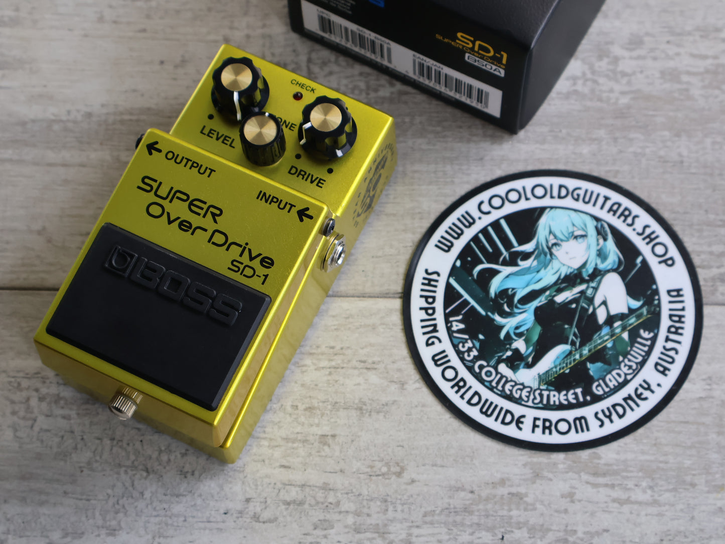 Boss SD1B50A Super Overdrive (50th Anniversary Limited Edition)