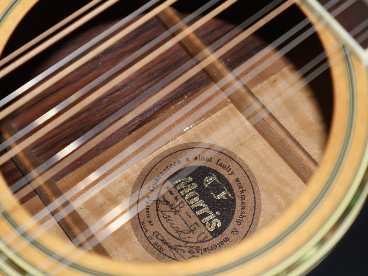 1980's Morris B-50 Japanese Vintage 12-String Acoustic (Natural)