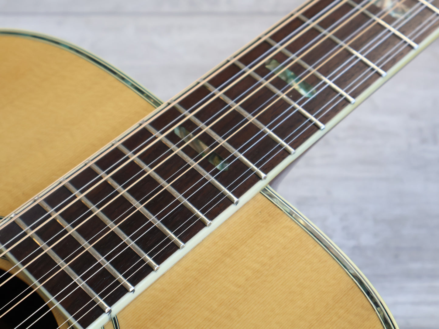 1980's Morris B-50 Japanese Vintage 12-String Acoustic (Natural)