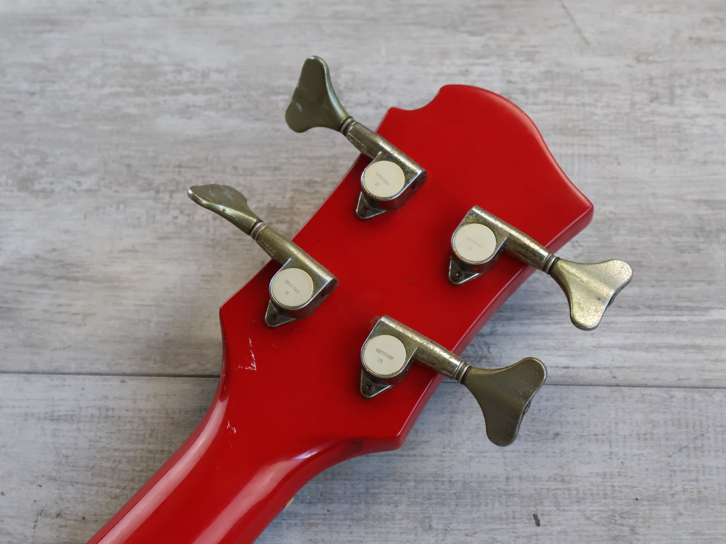 2000's Burny (Fernandes) Japan LSB-80 Active Les Paul Bass (Red)